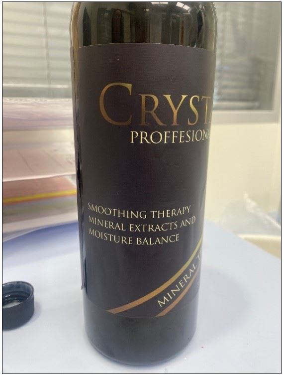 החלקה מינרלית קריסטל פרופשיונל  1000 מ