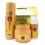 מארז / ערכת רביבל קרטין ללא מלחים 3 מוצרים - רביבל