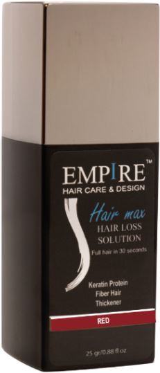 סיבי שיער empire  צבע אדום 25 גרם