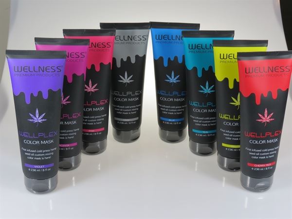 מסכת צבע וולנס לצביעת השיער ושיפור גוון הצבע בשיער צבוע WELLNESS