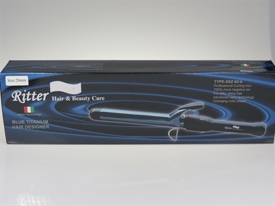 מסלסל שיער בלו טיטניום 28 מ