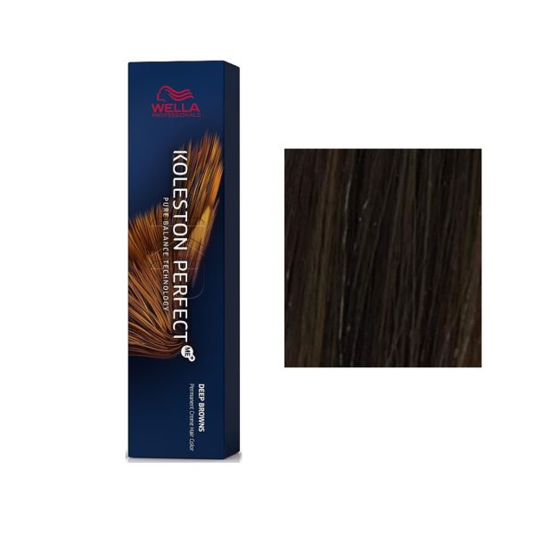 צבע לשיער וולה פיור נטורלס PURE NATURALS 4/07 ,חום טבעי בגוון חום WELLA