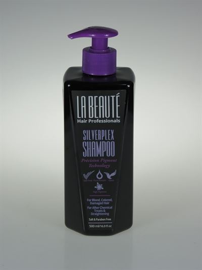 שמפו סילבר פלקס לשיער בלונדיני LA BEAUTE לה בוטה 500 מ