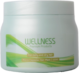 מסכה לשיער עם קפסולות קרטין לשיער דק וולנס 500 מ