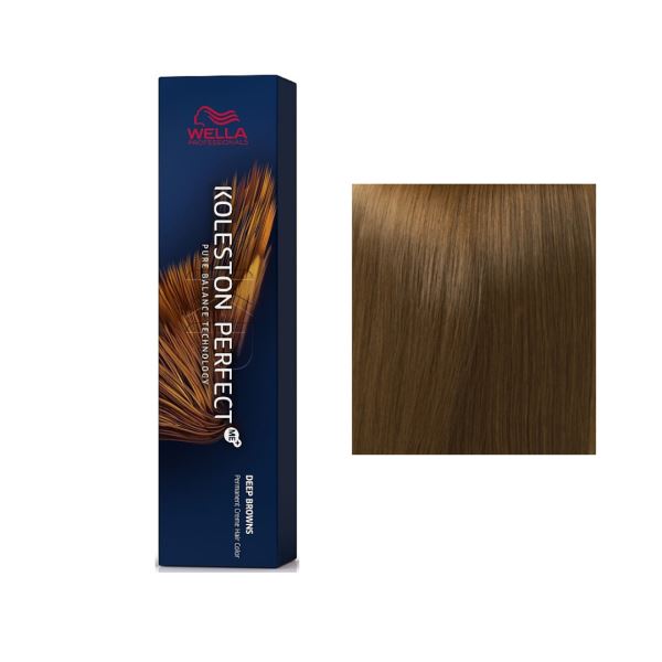 צבע לשיער וולה פיור נטורלס PURE NATURALS 7/07 ,בלונד בהיר טבעי בגוון חום WELLA