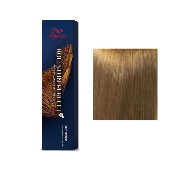 צבע לשיער וולה פיור נטורלס PURE NATURALS 8/07 ,בלונד בהיר טבעי בגוון חום WELLA